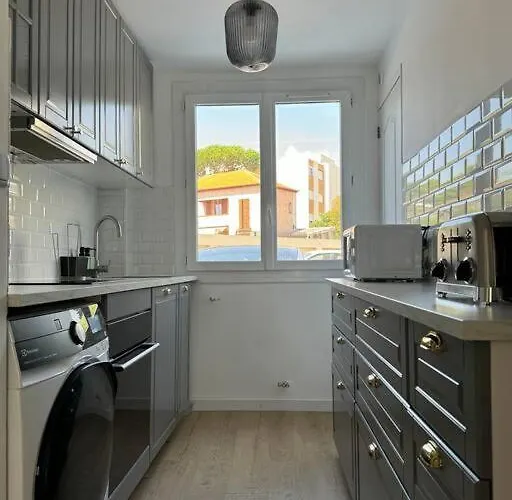 Chez Teddy - 4 Prs - 2 Ch - Parking - 300m Plages Apartman *